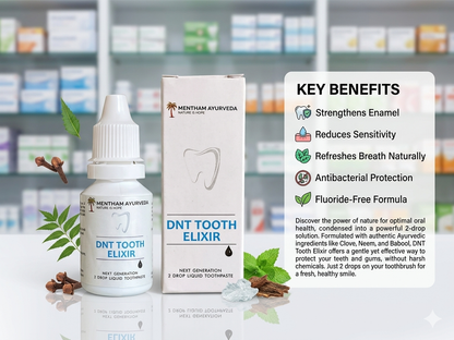 Mentham DNT Tooth Elixir: Rapid Sensitivity Relief & Enamel Fortification