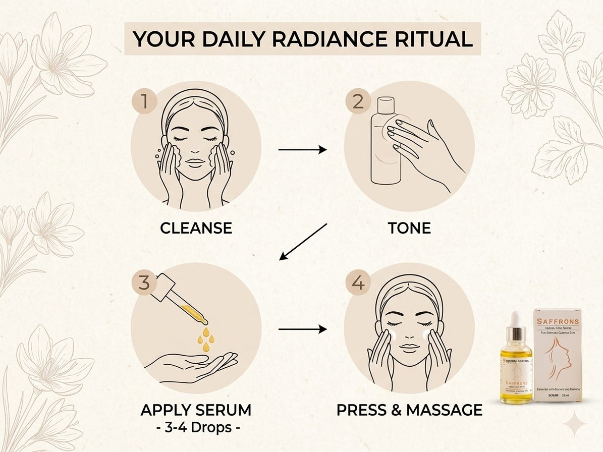 Mentham Saffron Face Serum | Advanced Ayurvedic Skin Radiance Formula