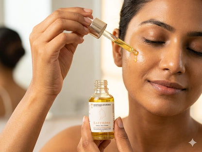 Mentham Saffron Face Serum | Advanced Ayurvedic Skin Radiance Formula