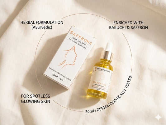Mentham Saffron Face Serum | Advanced Ayurvedic Skin Radiance Formula