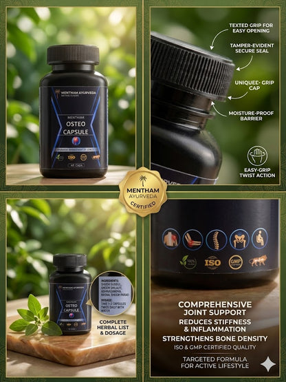 Mentham Ayurveda Osteo Capsules – Natural Bone & Joint Support
